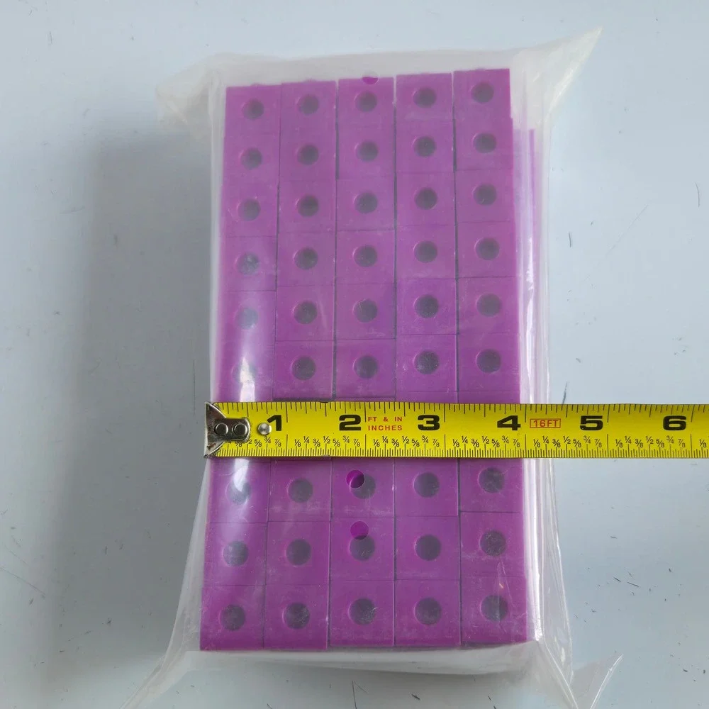 200 Purple Connecting Cubes Math Manipulative Blocks, Homeschool, counting toy